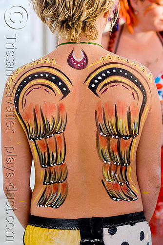 Body Painting Angel