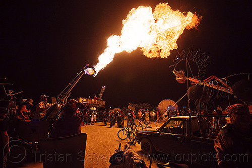 art cars fire cannon burning man 2009 art car burning man festival