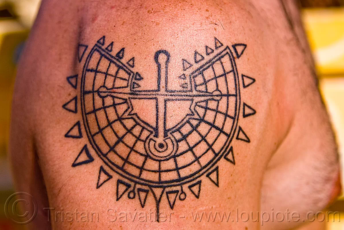 burning man, tattoo, black rock city