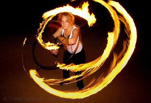 Fire Dancers And Flow Artists