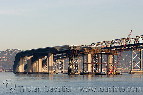 SF bay. the new bay bridge