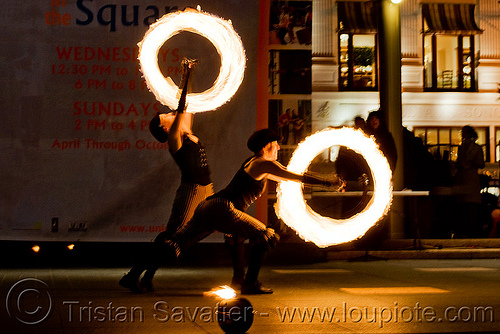 Fire Twirling Poi