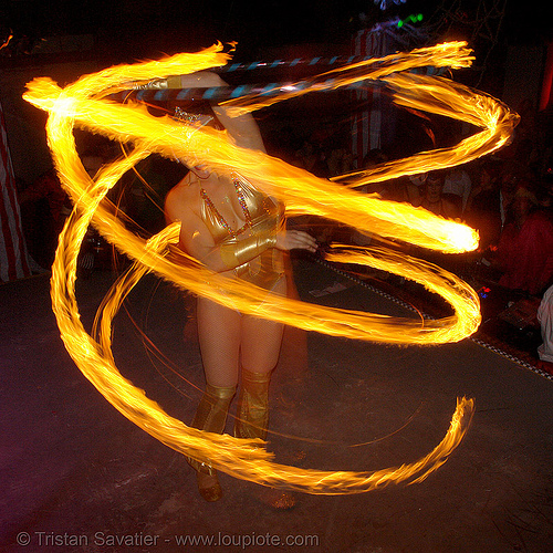 fire hula hoop