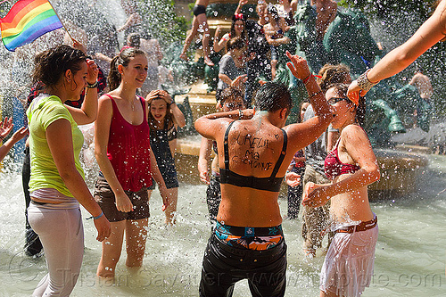 Women Water Fountain