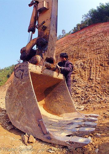 excavator bucket, bucket