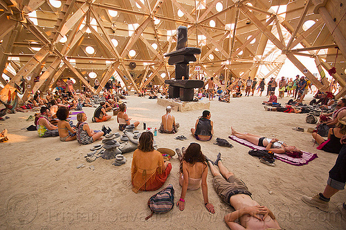 burning man - inside the temple of whollyness, burning man temple, inside, interior, temple of whollyness