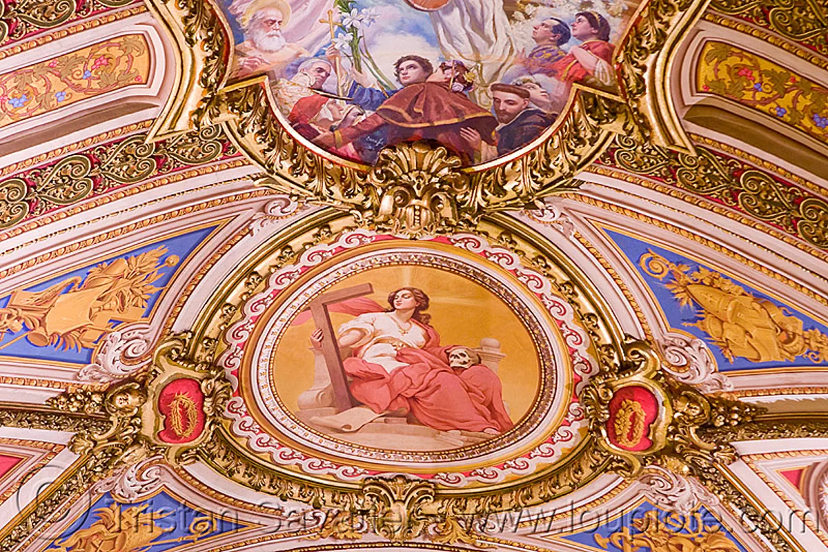 ceiling of the cathedral, Córdoba, argentina