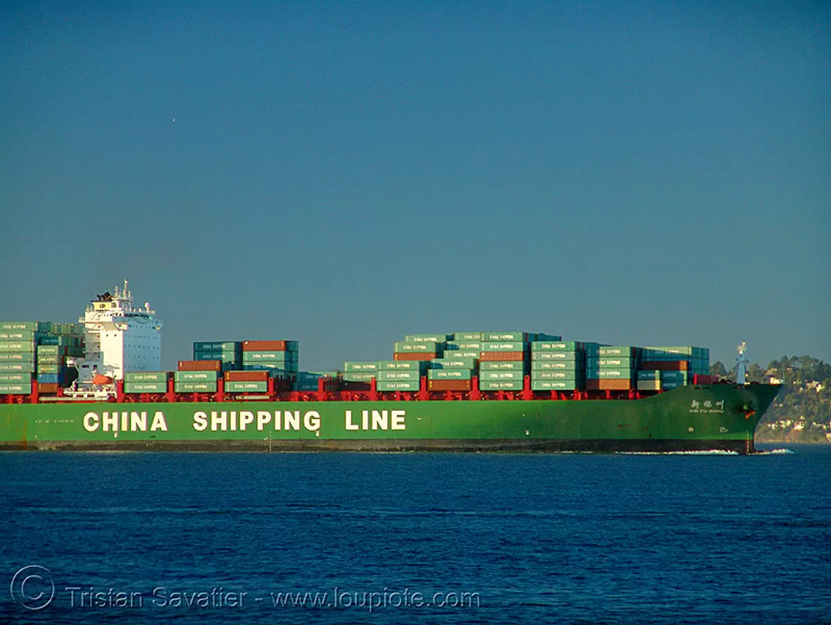 container ship, china shipping line