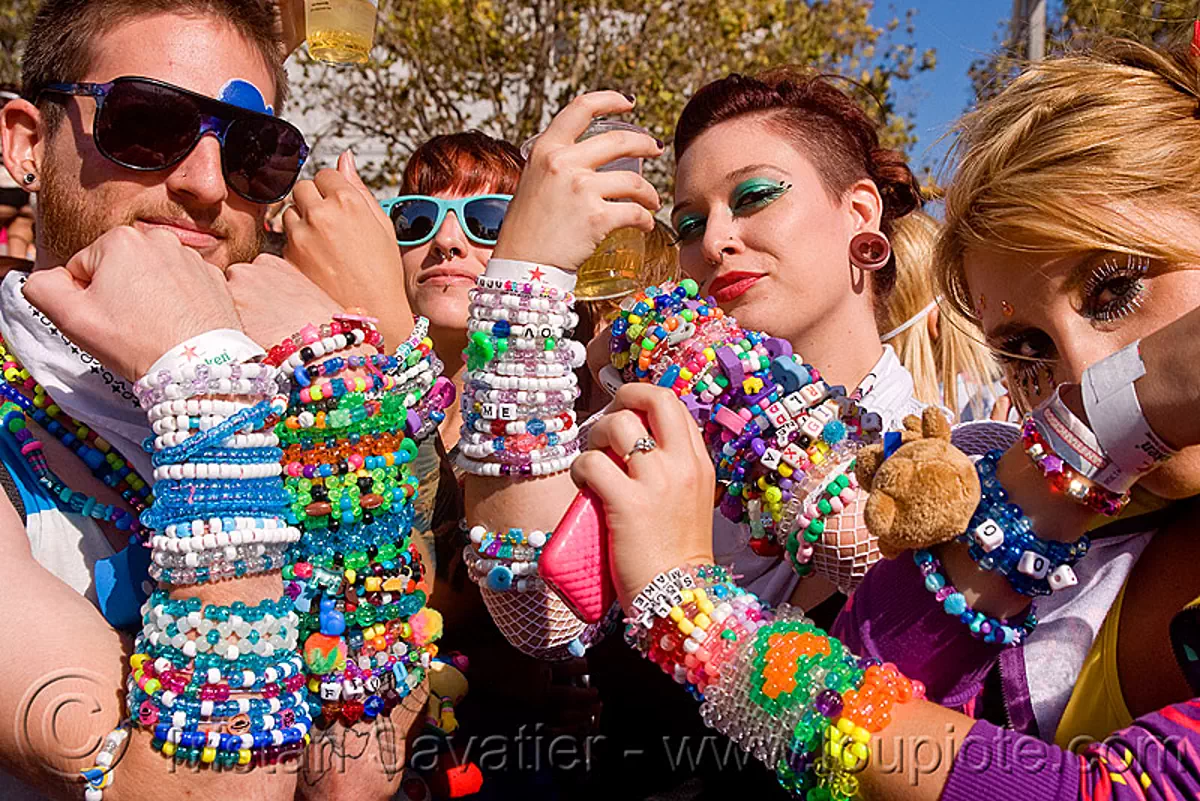 festival candy bracelets