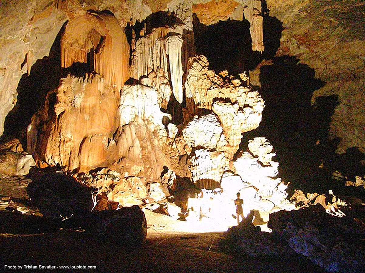 natural cave formations, thailand