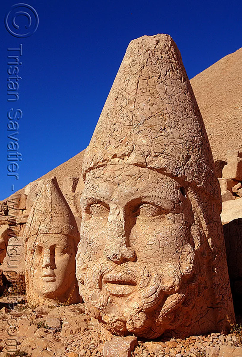 nemrut dagi, stone heads