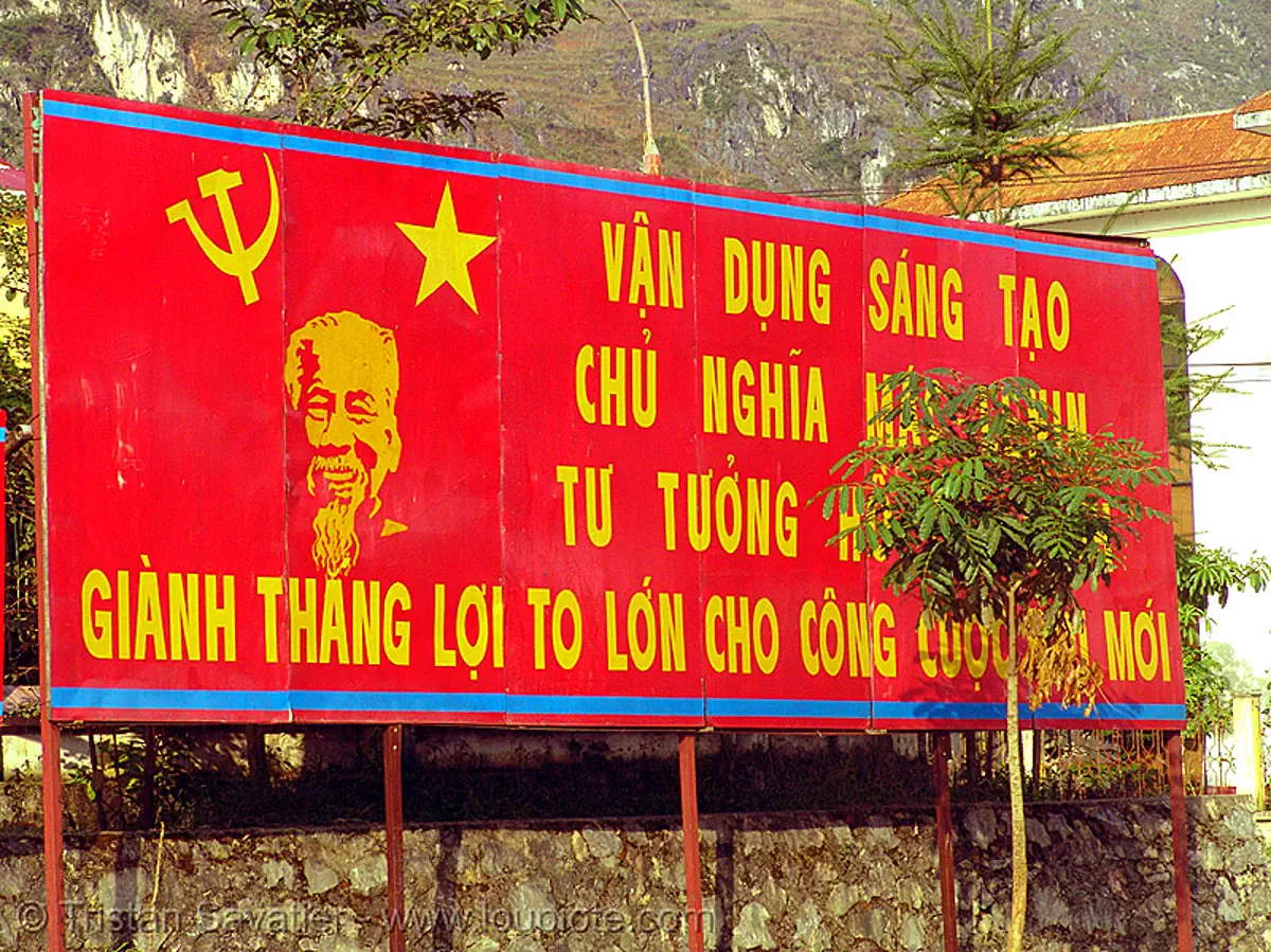 Red Communist Sign, Vietnam