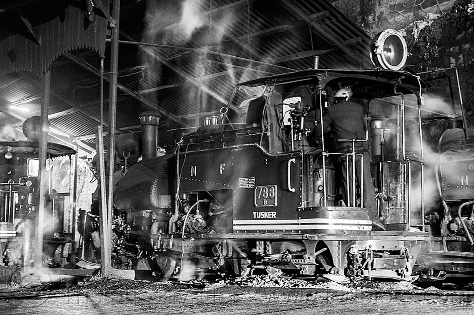 steam locomotives, darjeeling himalayan railway, india