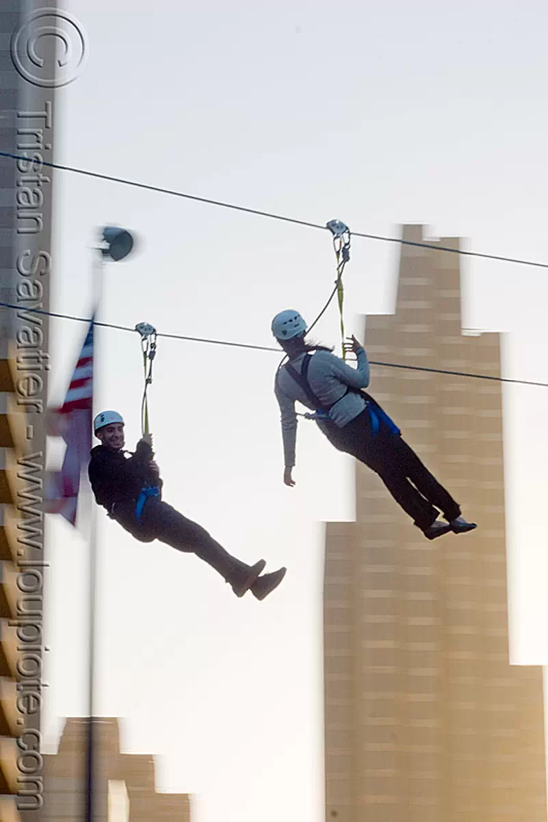 zipline over san francisco