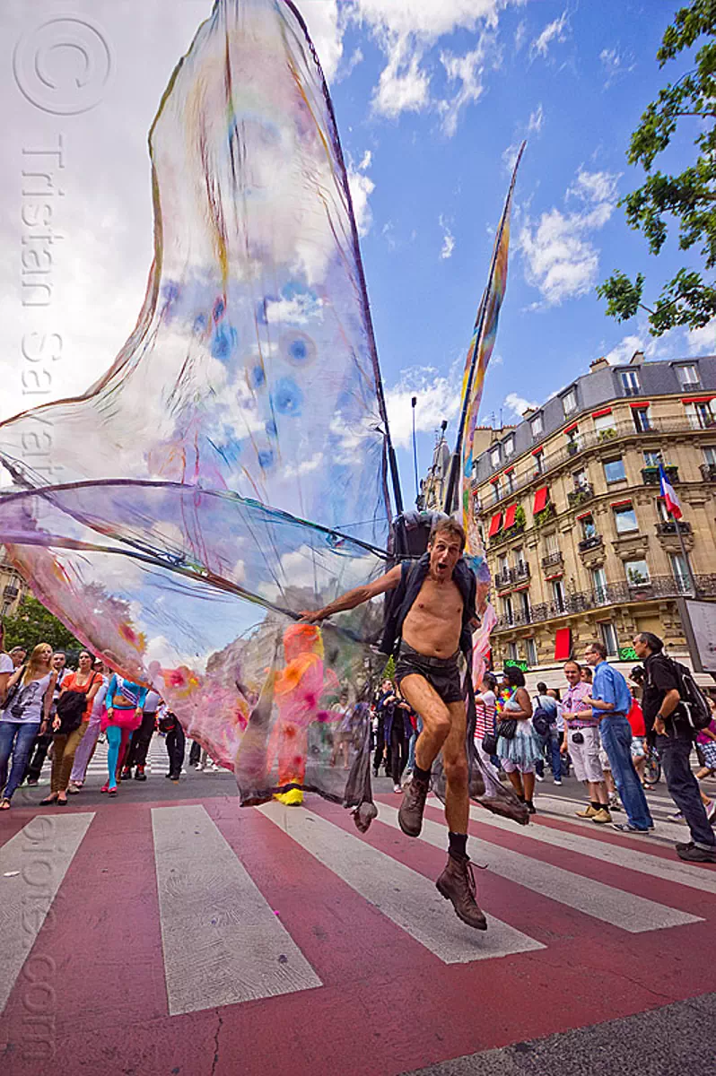 Big Butterfly Costume - Jumping