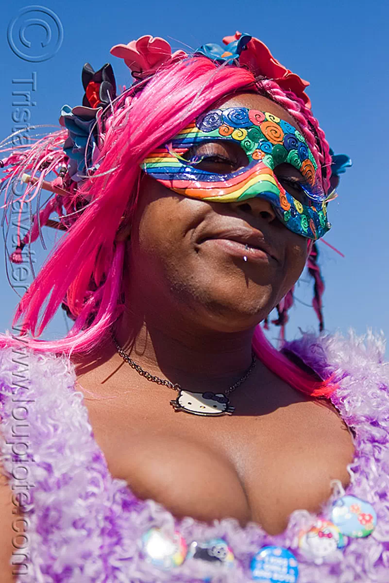 Rainbow Carnival Mask