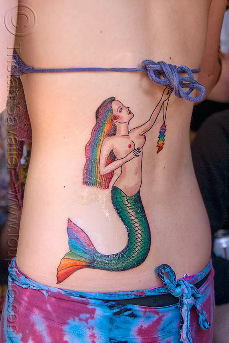 Amazon.com : Supperb Temporary Tattoos - Hand drawn Summer Ocean Mermaid  Fish lighthouse : Beauty & Personal Care