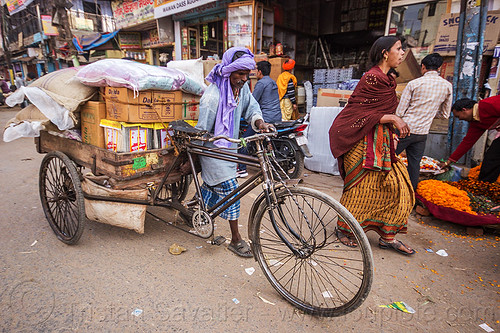 cycle rickshaws and freight tricycles