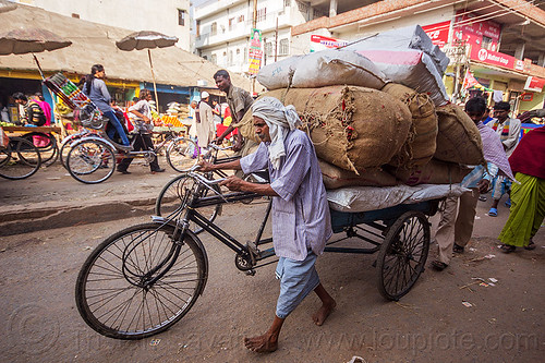 cycle rickshaws and freight tricycles