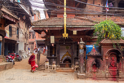 old nepali woman, nepal