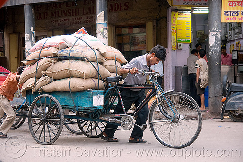 cycle rickshaws and freight tricycles