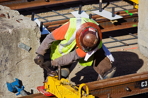 construction workers checking the project blueprint