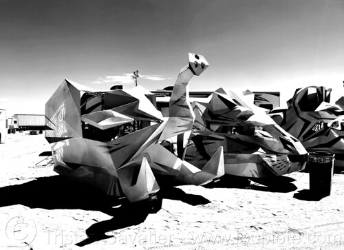 burning man - animal art car fleet - tesseract, animal art car fleet, mutant vehicles, tesseract