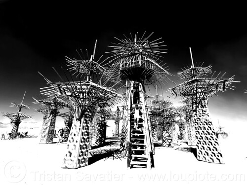 burning man - paradisium, art installation