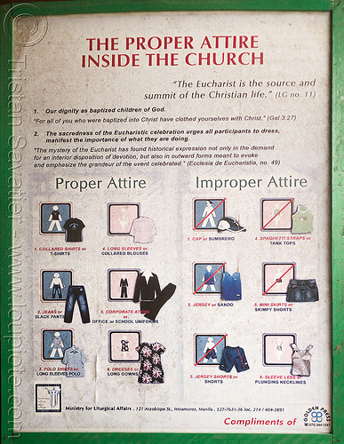 church dress code (philippines), church, dresscode, sign, tuguegarao