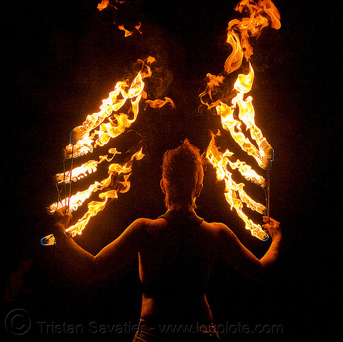 fire angel tattoo