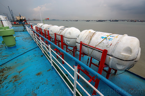 inflatable lifeboats, boat, dharma ferry, ferryboat, lifeboats, ship, surabaya