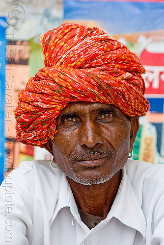 indian man hat