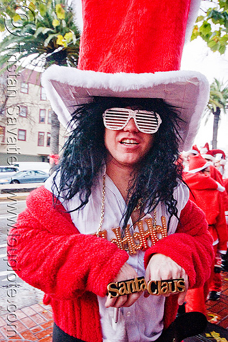 santa pimp suit