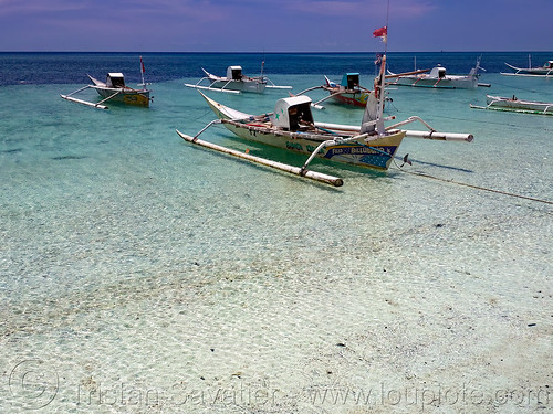 small fishing outrigger canoes moored near panrangluhu beach - indonesia, fishing boats, moored, outrigger canoes, panrangluhu beach, pantai panrangluhu