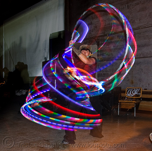 hula hoop led lights
