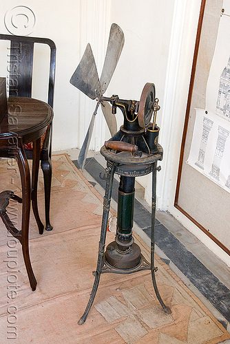 steam-powered air fan used by maharaja - udaipur (india), air fan, machine, steam engine, udaipur
