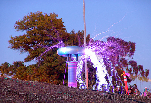 Tesla coil lantern