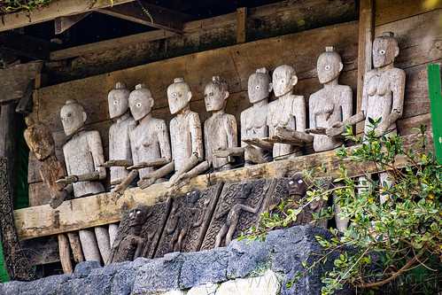 toraja tau-tau effigies of dead people, effigies, tana toraja, tau-tau, wooden statues