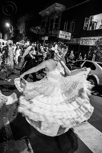 dia de los muertos white dress