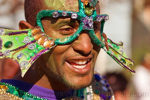 Brazil Carnival Costume - Orange Feathers